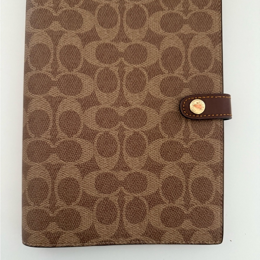 Coach Canvas Notebook